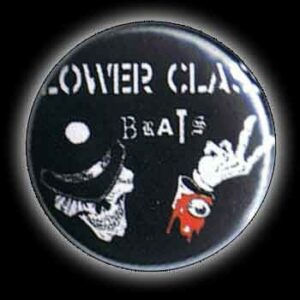 Lower Class Brats - Skull Button